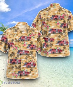 Albany, California, Albany Fire Department Hawaiian Shirt Special Edition Aloha Shirt Product Photo 1