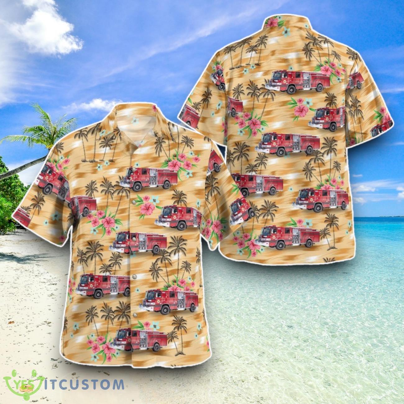 Albany, California, Albany Fire Department Hawaiian Shirt Special Edition Aloha Shirt 4 Albany, California, Albany Fire Department Hawaiian Shirt Special Edition Aloha Shirt Product Photo 1
