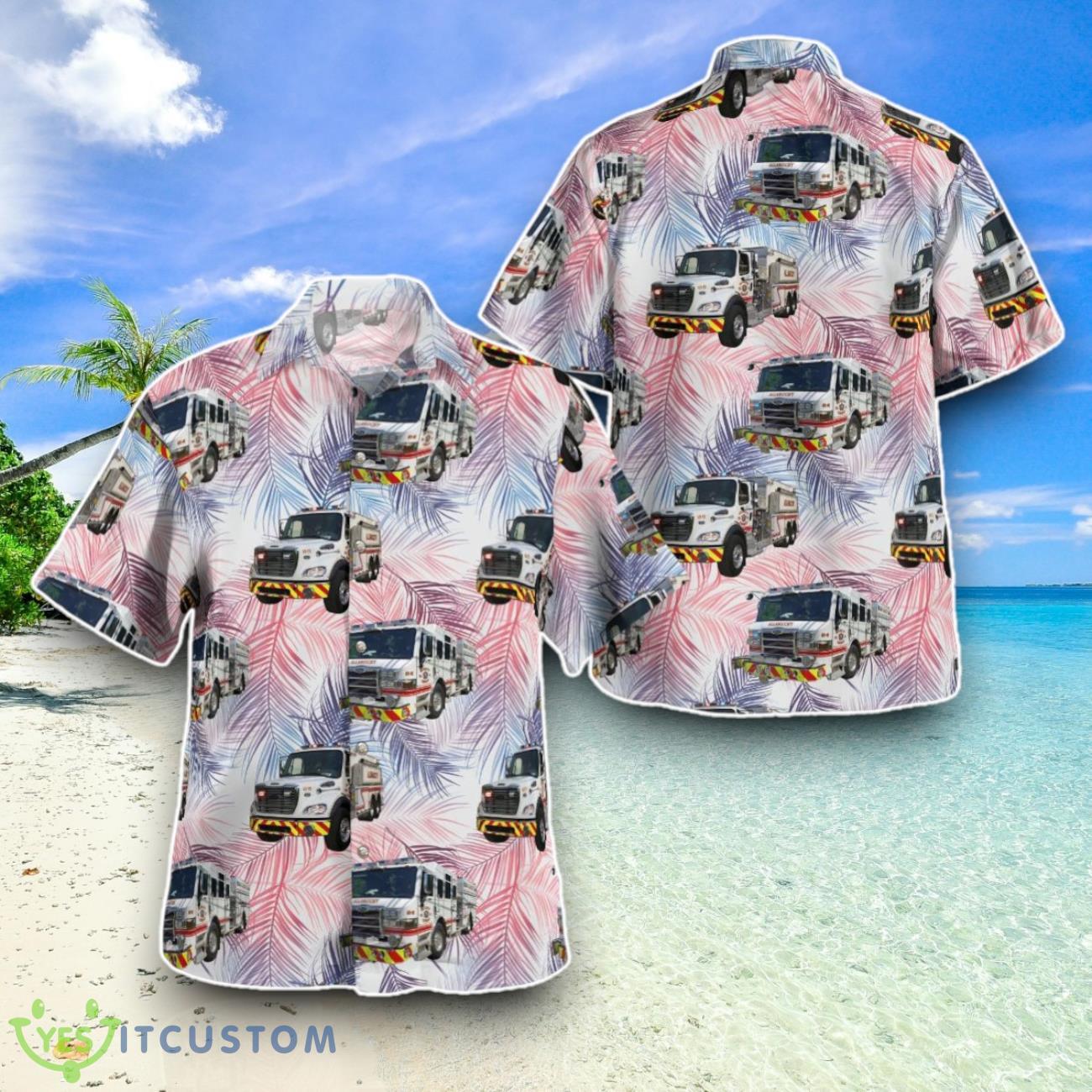 Allamuchy Fire Dept., New Jersey Hawaiian Shirt Special Edition Aloha Shirt 4 Allamuchy Fire Dept., New Jersey Hawaiian Shirt Special Edition Aloha Shirt Product Photo 1