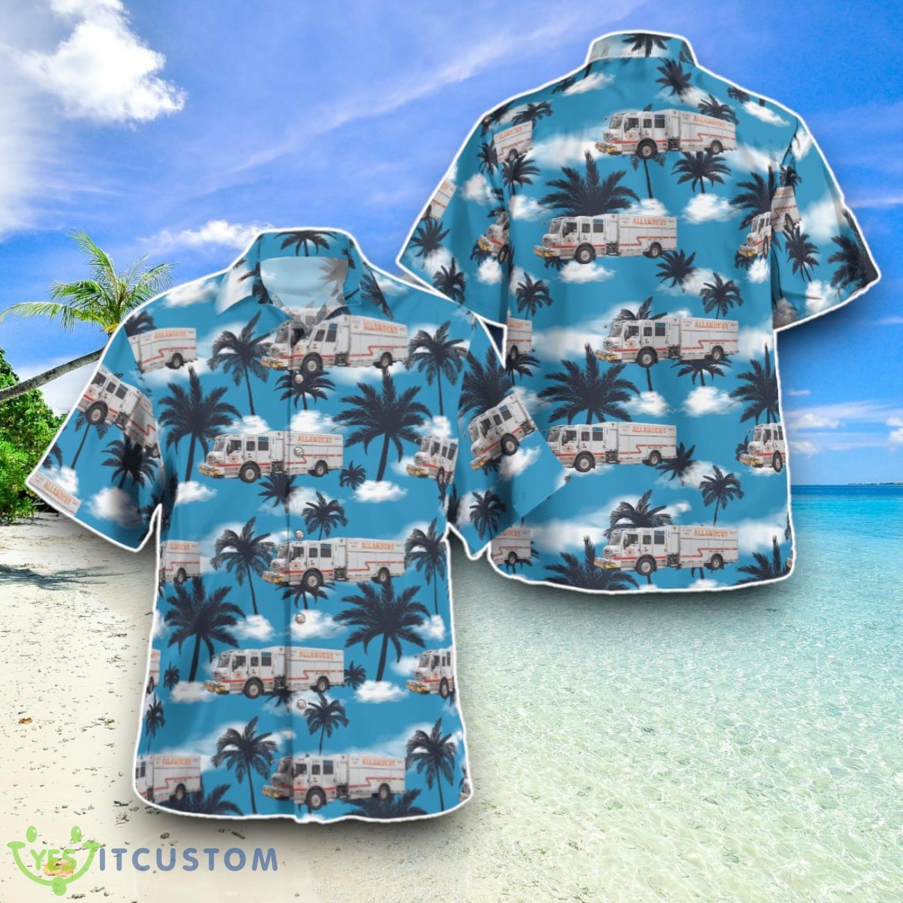 Allamuchy, New Jersey, Allamuchy Township - Rescue Hawaiian Shirt Special Edition Aloha Shirt 4 Allamuchy, New Jersey, Allamuchy Township - Rescue Hawaiian Shirt Special Edition Aloha Shirt Product Photo 1