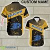 Anaheim Ducks Diamond Premium Logo 3D Hawaiian Shirt Gift For Fans Custom Name - Anaheim Ducks Diamond Premium Logo 3D Hawaiian Shirt Gift For Fans Custom Name