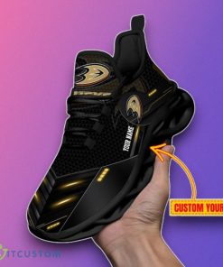 Anaheim Ducks Personalized NHL Sport Black Max Soul Shoes Style Gift Product Photo 1