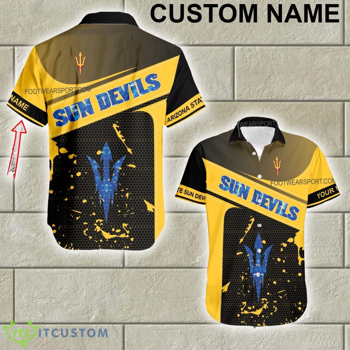 Arizona State Sun Devils Diamond Lei AOP Hawaiian Shirt Gift For Fans Custom Name 2 Arizona State Sun Devils Diamond Lei AOP Hawaiian Shirt Gift For Fans Custom Name - Arizona State Sun Devils Diamond Lei AOP Hawaiian Shirt Gift For Fans Custom Name