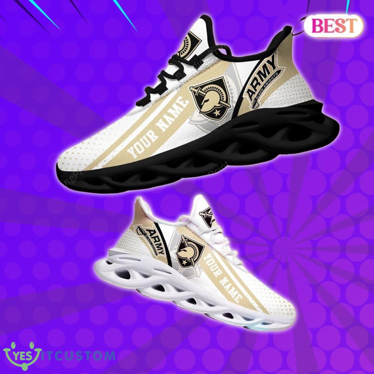 Army Black Knights NCAA Personalized Gold White Max Soul Shoes Style Gift 3 Army Black Knights NCAA Personalized Gold White Max Soul Shoes Style Gift Product Photo 1