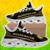 Ball State Cardinals Max Soul Shoes Gold Color All Over Print For Fans Gift Sneakers - Ball State Cardinals Max Soul Shoes Gold Color All Over Print For Fans Gift Sneakers