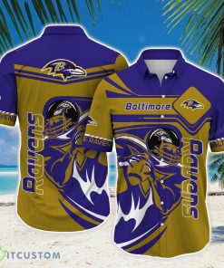 Baltimore Ravens NFL Hawaiian Shirt Hot Trending Summer Gift Product Photo 1