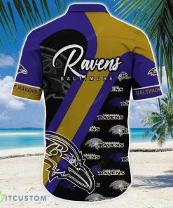 Baltimore Ravens NFL Hawaiian Shirt Logo Team Proud Shirt For Fans Product Photo 2