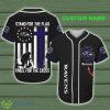 Baltimore Ravens Stand For The Flag Kneel For The Cross Baseball Jersey Shirt Custom Name - Baltimore Ravens Stand For The Flag Kneel For The Cross Baseball Jersey Shirt Custom Name