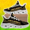 BC Lions Max Soul Shoes Gold Color All Over Print For Fans Gift Sneakers - BC Lions Max Soul Shoes Gold Color All Over Print For Fans Gift Sneakers