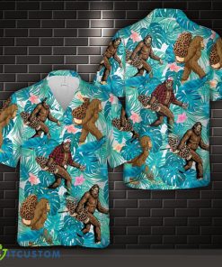 Bigfoot Mushroom Hawaiian Shirt Beach Gift Product Photo 1