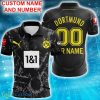 Borussia Dortmund Car 3D Polo Shirt Custom Number And Name - Borussia Dortmund Car 3D Polo Shirt Custom Number And Name