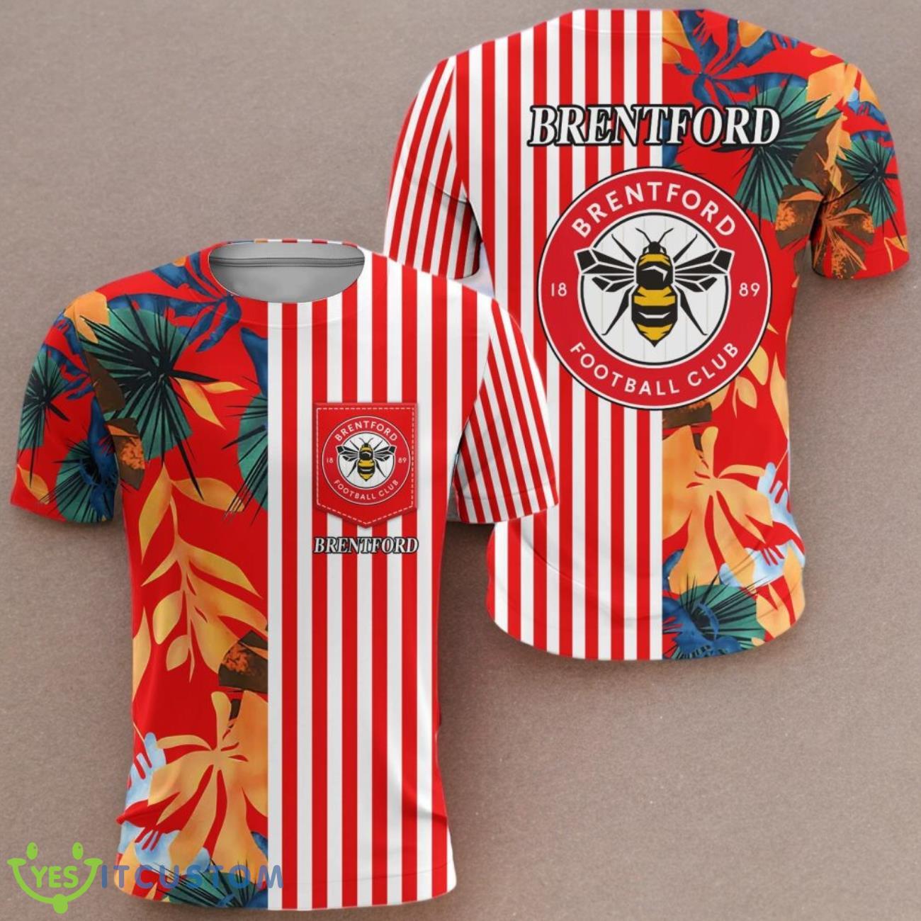 Brentford FC 3D Shirt Trending Design 2024 For Men Women 2 Brentford FC 3D Shirt Trending Design 2024 For Men Women Product Photo 1