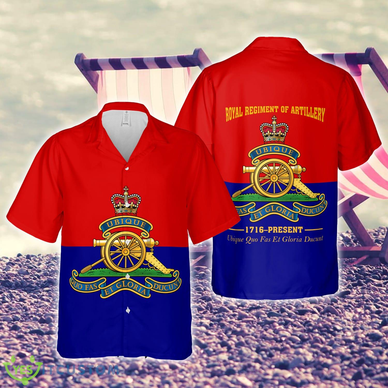 British Army Royal Regiment of Artillery Hawaiian Shirt 2 British Army Royal Regiment of Artillery Hawaiian Shirt - British Army Royal Regiment of Artillery Hawaiian Shirt