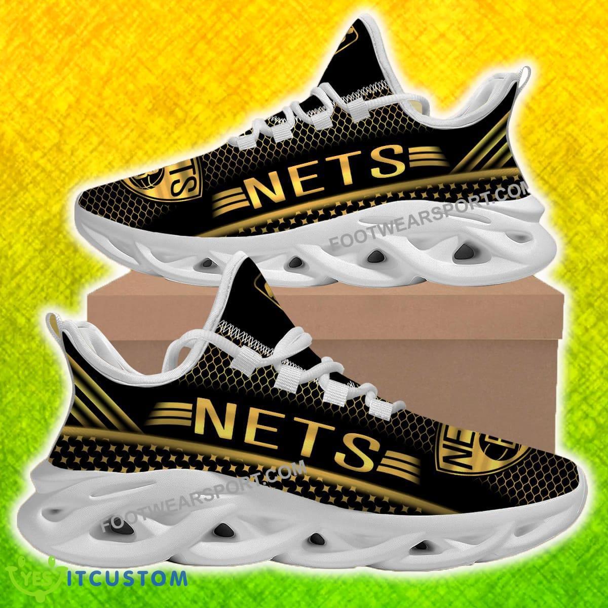 Brooklyn Nets Max Soul Shoes Gold Color All Over Print For Fans Gift Sneakers 3 Brooklyn Nets Max Soul Shoes Gold Color All Over Print For Fans Gift Sneakers - Brooklyn Nets Max Soul Shoes Gold Color All Over Print For Fans Gift Sneakers
