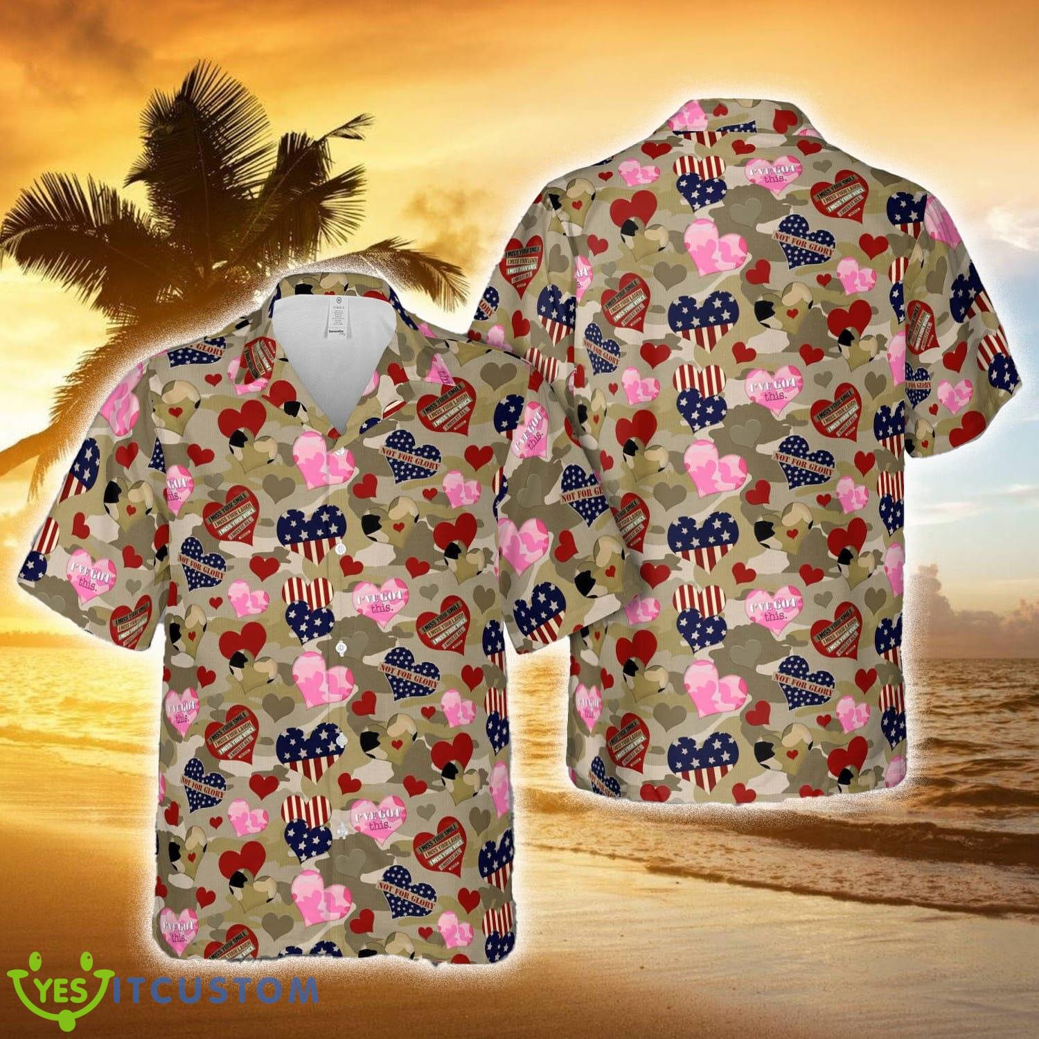 Camouflage Girl Camo Heart Patriotic Military Hawaiian Shirt Summer Holidays 2 Camouflage Girl Camo Heart Patriotic Military Hawaiian Shirt Summer Holidays - Camouflage Girl Camo Heart Patriotic Military Hawaiian Shirt Summer Holidays