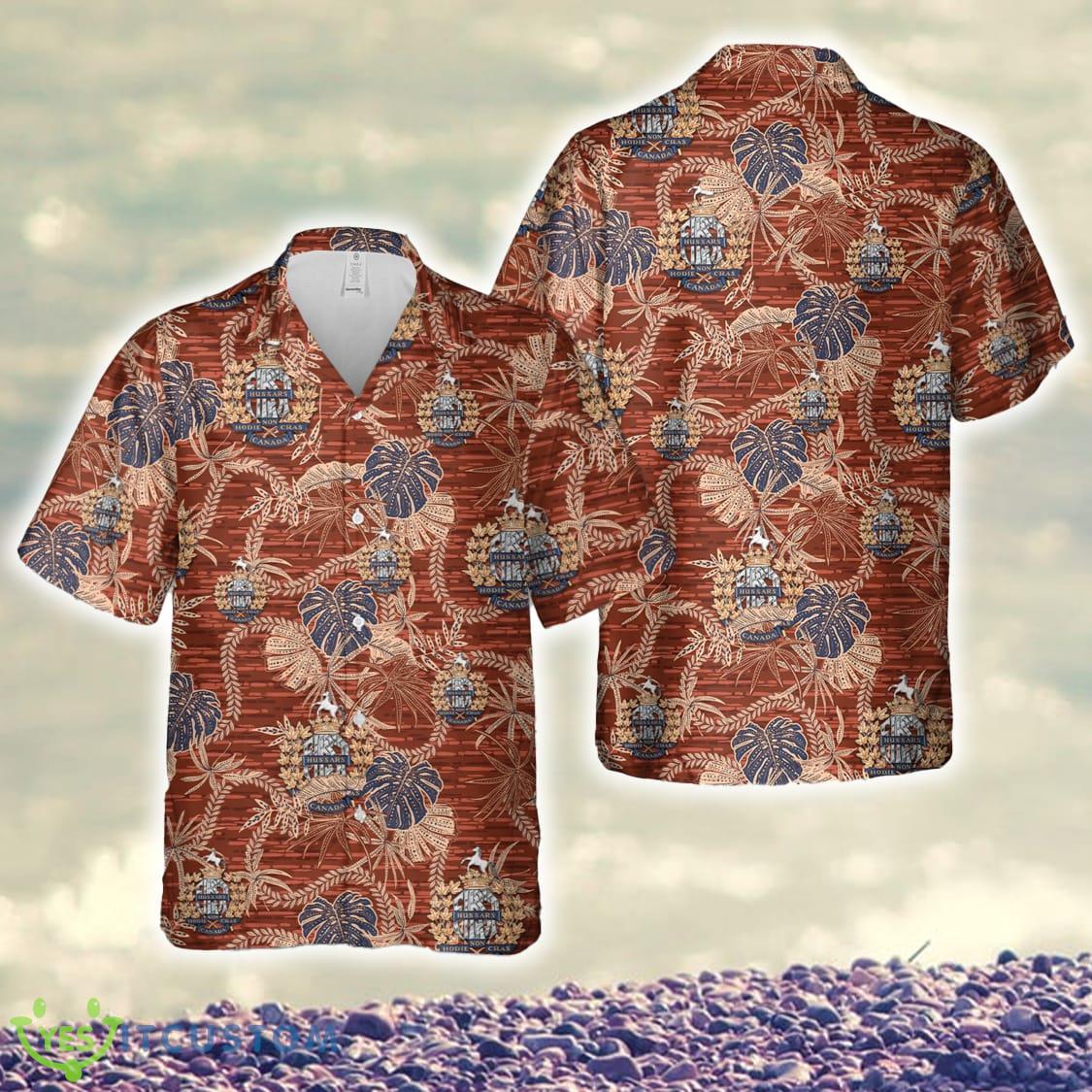 Canadian 1st Hussars Hawaiian Shirt 2 Canadian 1st Hussars Hawaiian Shirt - Canadian 1st Hussars Hawaiian Shirt