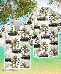 Canadian Army Lynx recce armored vehicle in the 1970s All Printed 3D Hawaiian Shirt For Men Women Product Photo 1