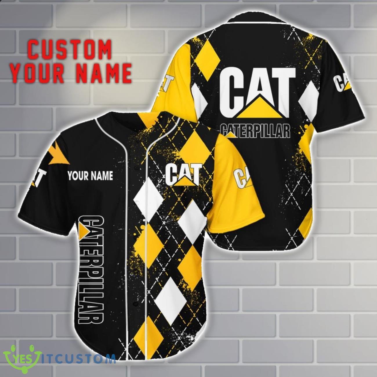 Caterpillar Inc Custom Name 3D Baseball Jersey Shirt Men Women Gift 3 Caterpillar Inc Custom Name 3D Baseball Jersey Shirt Men Women Gift Product Photo 1