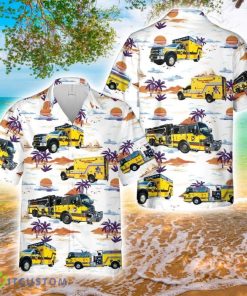 Central Jackson County Fire Protection District Hawaiian Shirt 3D Printed Button Shirt Product Photo 1