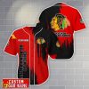 Chicago Blackhawks Personalized Name 3D Baseball Jersey Shirt Gift For Sport Season Product Photo 1