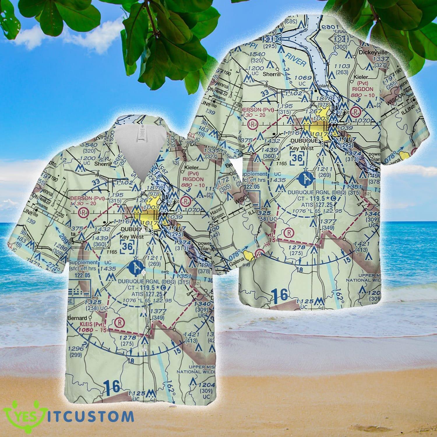 Chicago VFR Sectional Chart (Dubuque Area) Hawaiian Shirt Summer Holidays 2 Chicago VFR Sectional Chart (Dubuque Area) Hawaiian Shirt Summer Holidays - Chicago VFR Sectional Chart (Dubuque Area) Hawaiian Shirt Summer Holidays