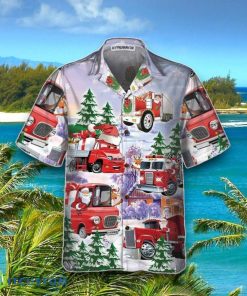 Christmas Hawaiian Shirt Style Gift, Christmas Truck Hawaiian Shirt Style Gift, Red Truck Christmas Shirt 5 Christmas Hawaiian Shirt Style Gift, Christmas Truck Hawaiian Shirt Style Gift, Red Truck Christmas Shirt Product Photo 3