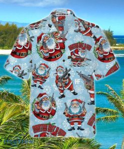 Christmas Hawaiian Shirt Style Gift, Funny Santa Claus With Machine Gun Christmas Hawaiian Shirt Style Gift 5 Christmas Hawaiian Shirt Style Gift, Funny Santa Claus With Machine Gun Christmas Hawaiian Shirt Style Gift Product Photo 3