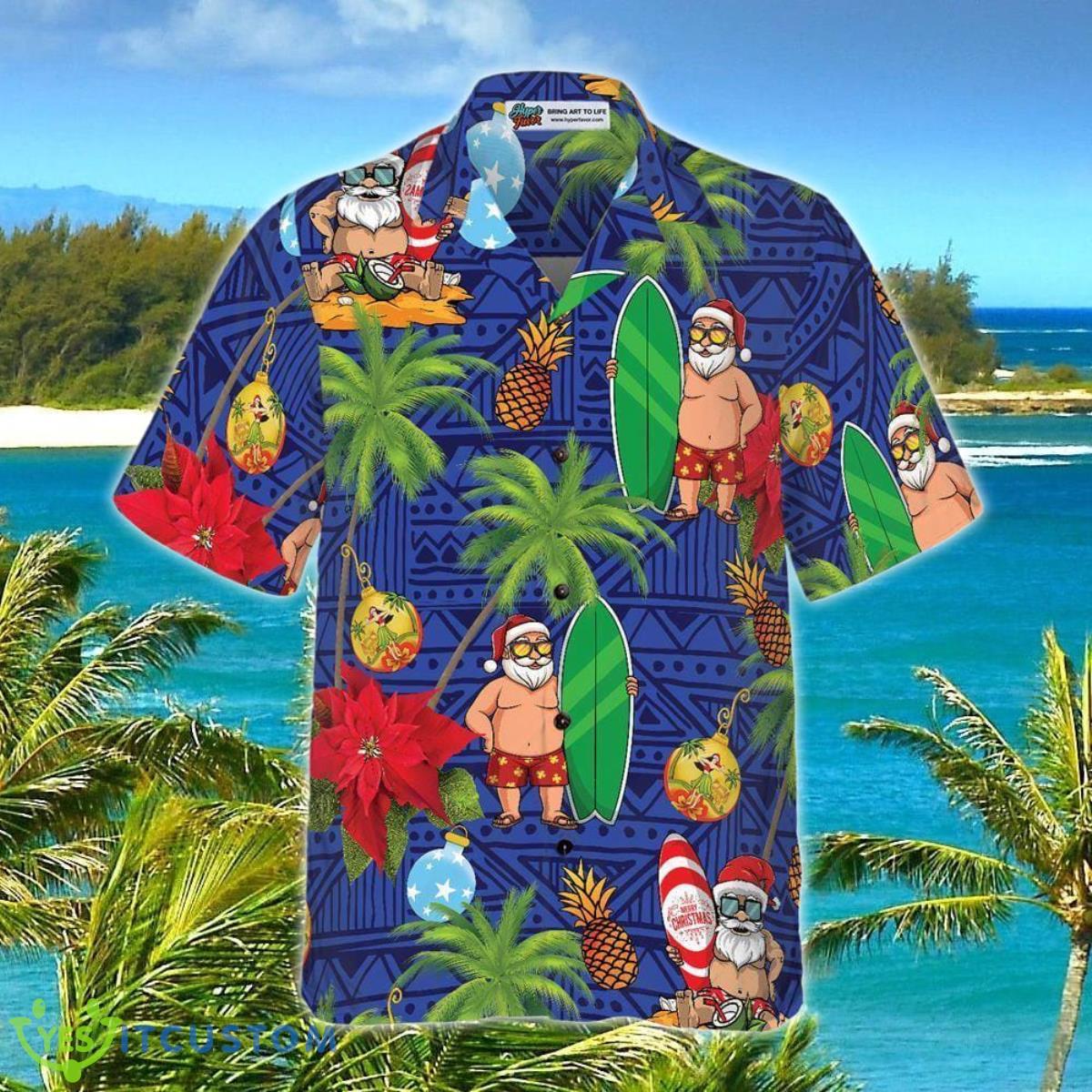 Christmas Hawaiian Shirt Style Gift, Merry Christmas Santa Claus Funny Christmas Hawaiian Shirt Style Gift 3 Christmas Hawaiian Shirt Style Gift, Merry Christmas Santa Claus Funny Christmas Hawaiian Shirt Style Gift Product Photo 3