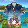 Christmas Hawaiian Shirt Style Gift, Santa Dinosaurs Christmas Hawaiian Shirt Style Gifts Style Gift Product Photo 1