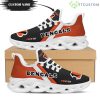 Cincinnati Bengals Logo Custom Name Pattern 3D Ergonomic Design Max Soul Sneaker Shoes In Orange And Black Product Photo 1