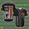 Cincinnati Bengals Nfl Stand For The Flag Baseball Jersey Shirt Custom Name - Cincinnati Bengals Nfl Stand For The Flag Baseball Jersey Shirt Custom Name
