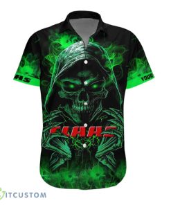 Claas Hawaiian Shirt Skull Design Custom Name For Men Women Aloha Gifts Product Photo 2