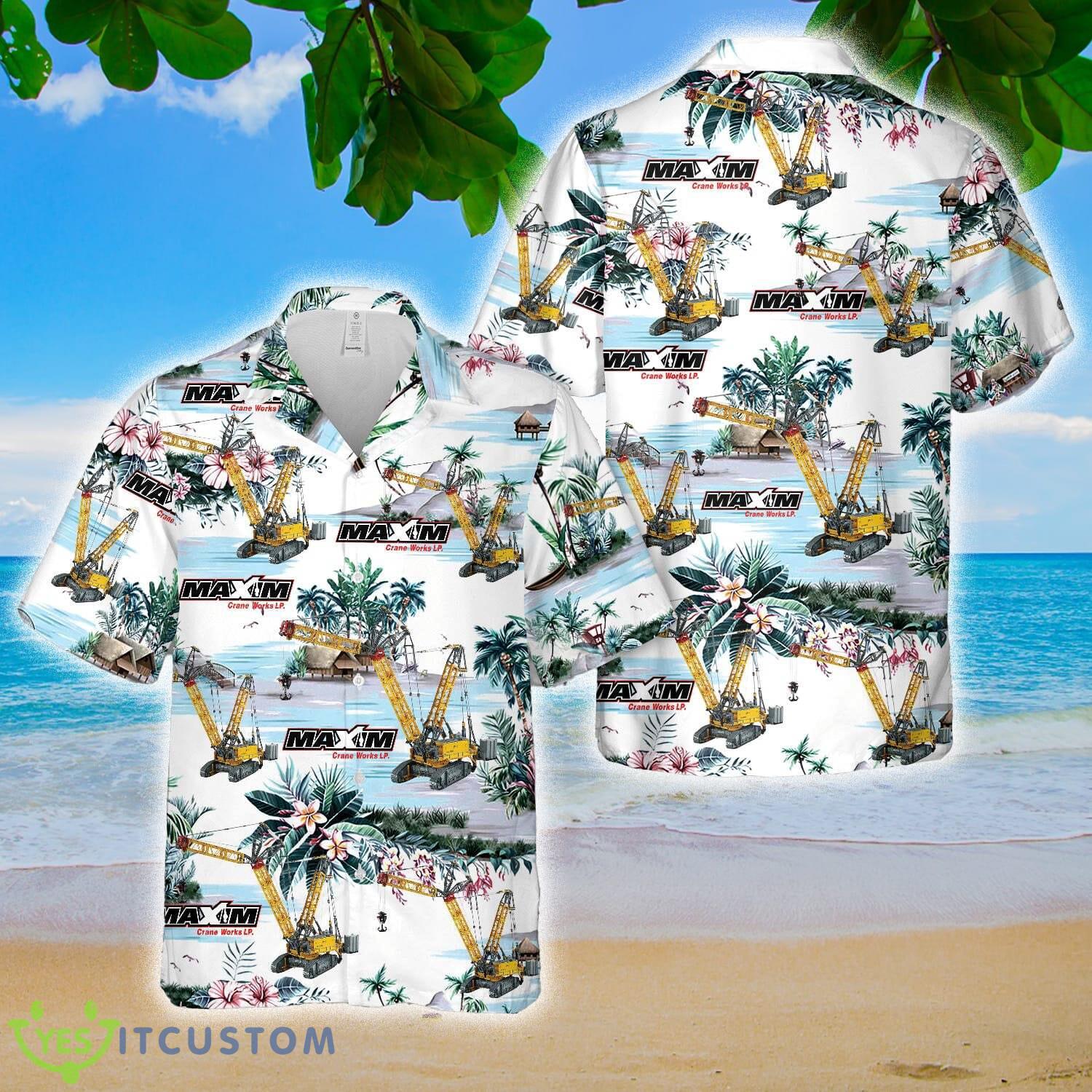 Construction Liebherr Crawler Crane LR 13000 Hawaiian Shirt Summer Holidays 2 Construction Liebherr Crawler Crane LR 13000 Hawaiian Shirt Summer Holidays - Construction Liebherr Crawler Crane LR 13000 Hawaiian Shirt Summer Holidays