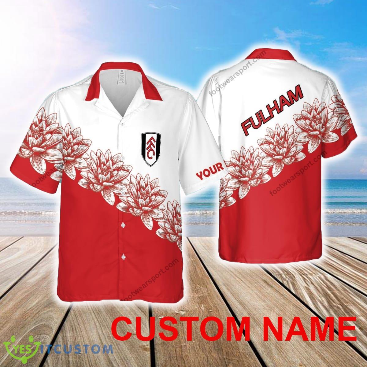 Custom Name EPL Fulham 3D Hawaiian Shirt Flower Vintage For Men Women 2 Custom Name EPL Fulham 3D Hawaiian Shirt Flower Vintage For Men Women - Custom Name EPL Fulham 3D Hawaiian Shirt Flower Vintage For Men Women
