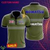 Custom Name Komatsu 3D Polo Shirt Green For Fans Gift Men Women - Custom Name Komatsu 3D Polo Shirt Green For Fans Gift Men Women