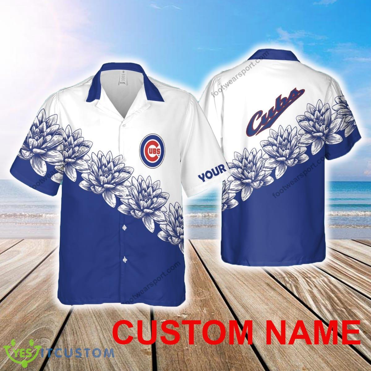Custom Name MLB Chicago Cubs 3D Hawaiian Shirt Flower Vintage For Men Women 2 Custom Name MLB Chicago Cubs 3D Hawaiian Shirt Flower Vintage For Men Women - Custom Name MLB Chicago Cubs 3D Hawaiian Shirt Flower Vintage For Men Women