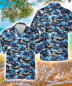 Custom Name Puerto Rico Air National Guard A-7D Corsair II 198th Airlift Squadron Hawaiian Shirt Beach Holiday Product Photo 1
