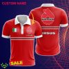 Custom Name Ursus 3D Polo Shirt Red For Fans Gift Men Women - Custom Name Ursus 3D Polo Shirt Red For Fans Gift Men Women