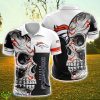 Denver Broncos 3D Polo Shirt All Oevr Printed Logo And Skull Product Photo 1