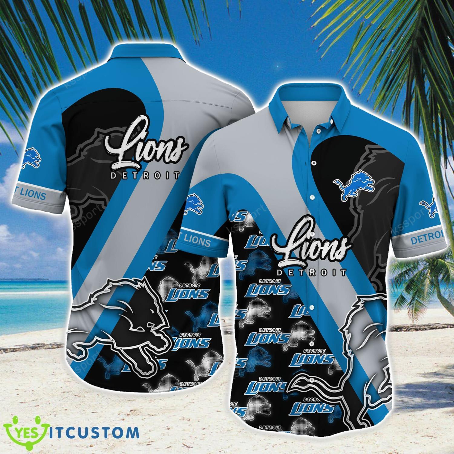 Detroit Lions NFL Hawaiian Shirt Logo Team Proud Shirt For Fans 4 Detroit Lions NFL Hawaiian Shirt Logo Team Proud Shirt For Fans Product Photo 1