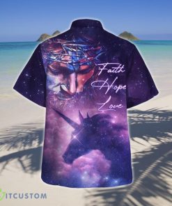 Faith Hope Love Jesus Hawaiian Shirt Style Gift Product Photo 2
