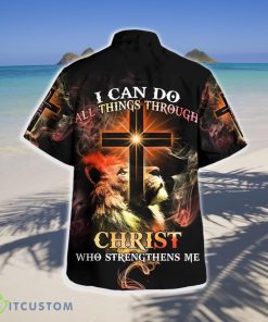 Faith Hope Love Lion Cross Hawaiian Shirts Style Gift For Men Product Photo 2