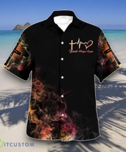 Faith Hope Love Lion Cross Hawaiian Shirts Style Gift For Men Product Photo 1