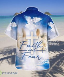 Faith Over Fear Eagle Hawaiian Shirt Style Gift 3 Faith Over Fear Eagle Hawaiian Shirt Style Gift Product Photo 2