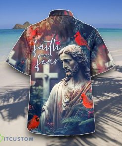 Faith Over Fear Hummingbird Hawaiian Shirts Style Gift Product Photo 2