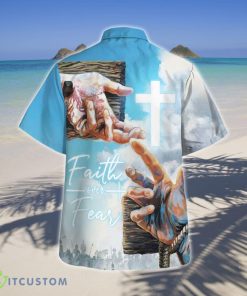 Faith Over Fear Jesus Hand Nails Hawaiian Shirt Style Gift 3 Faith Over Fear Jesus Hand Nails Hawaiian Shirt Style Gift Product Photo 2