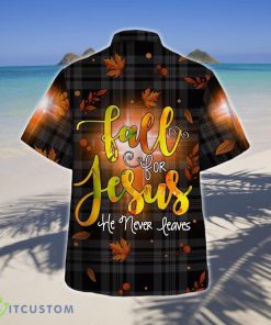 Fall For Jesus He Never Leaves Hawaiian Shirt Style Gift 3 Fall For Jesus He Never Leaves Hawaiian Shirt Style Gift Product Photo 2