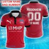 FC Heidenheim Car 3D Polo Shirt Custom Number And Name - FC Heidenheim Car 3D Polo Shirt Custom Number And Name