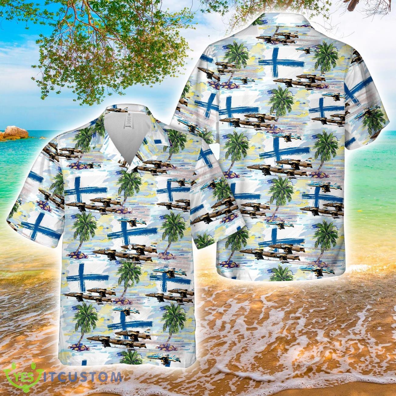 Finnish Air Force British Aerospace Hawk Mk.51A Hawaiian Shirt Cute Summer Gift 2 Finnish Air Force British Aerospace Hawk Mk.51A Hawaiian Shirt Cute Summer Gift Product Photo 1