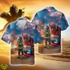 Firefighter Fire Truck, 4th Of July Hawaiian Shirt Summer Holidays - Firefighter Fire Truck, 4th Of July Hawaiian Shirt Summer Holidays